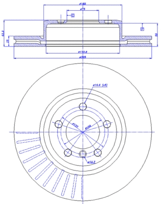 Brake Disc (142.1055)