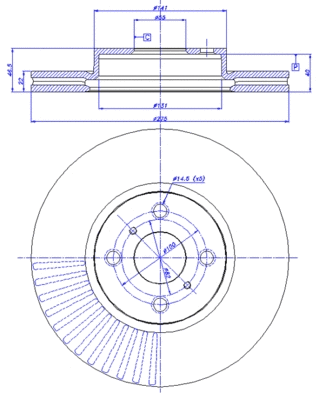 Brake Disc (142.1406)