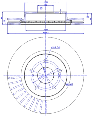 Brake Disc (142.1289)