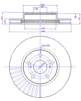 Brake Disc (142.1615)