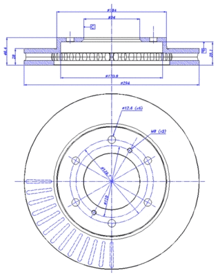 Brake Disc (142.1295)