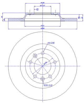 Brake Disc (142.1082)