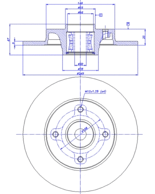 Brake Disc (142.1316)