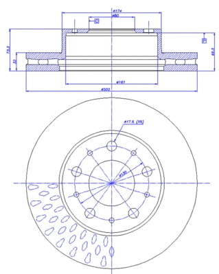 Brake Disc (142.1749)