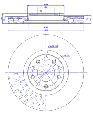 Brake Disc (142.1225)