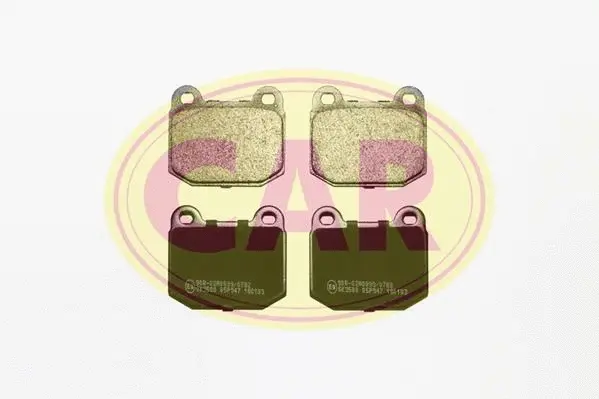 Brake Pad Set, disc brake (PNT749)