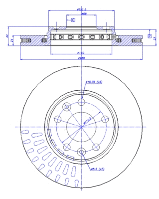 Brake Disc (142.1492)