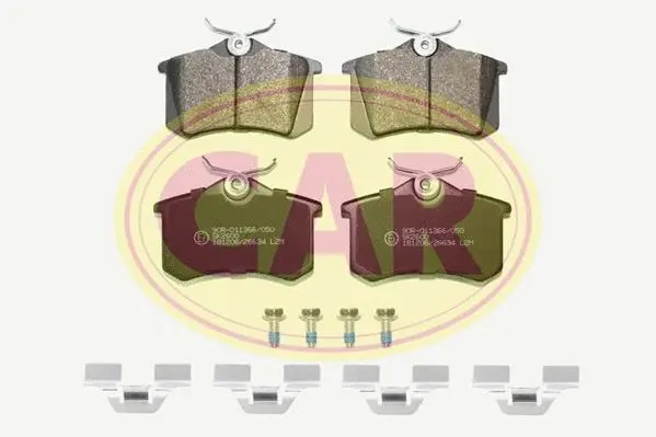 Brake Pad Set, disc brake (PNT436K)