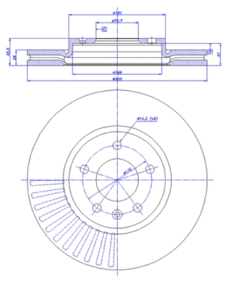 Brake Disc (142.1555)
