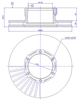 Brake Disc (150.300)