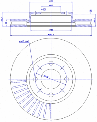 Brake Disc (142.664)