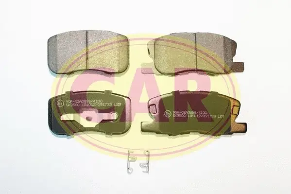 Brake Pad Set, disc brake (PNT3371)