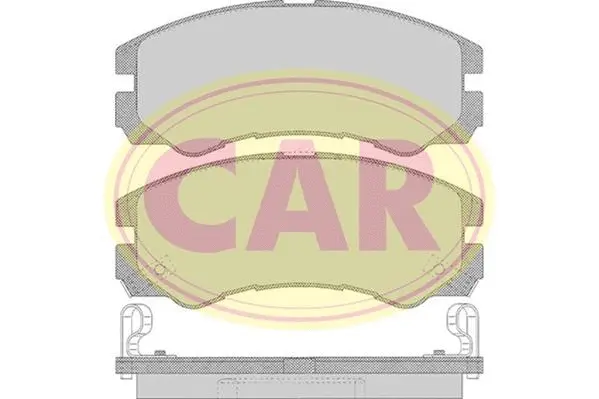 Brake Pad Set, disc brake (PNT856)