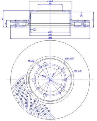 Brake Disc (142.1053)