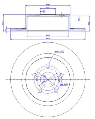 Brake Disc (142.1098)