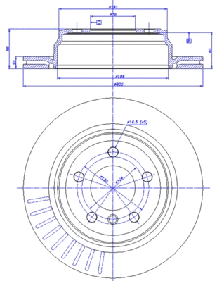 Brake Disc (142.1598)