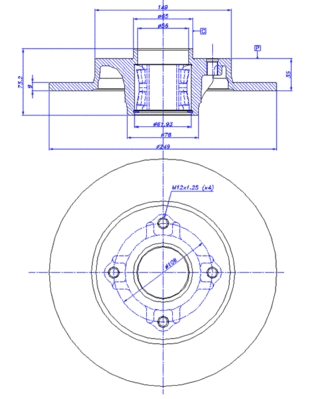Brake Disc (142.1347)