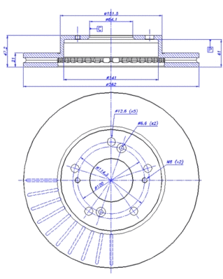 Brake Disc (142.1526)
