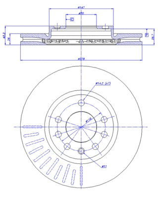 Brake Disc (142.1341)