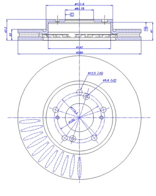 Brake Disc (142.1236)