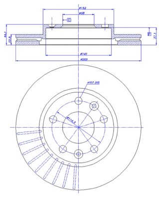 Brake Disc (142.1744)