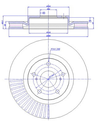 Brake Disc (142.1302)