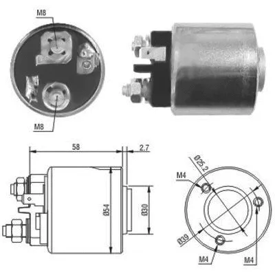 Solenoid Switch, starter (46083)
