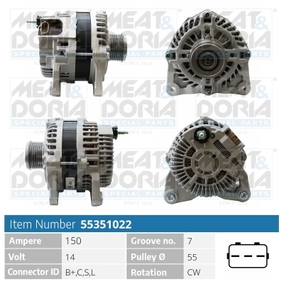 Alternator (55351022)