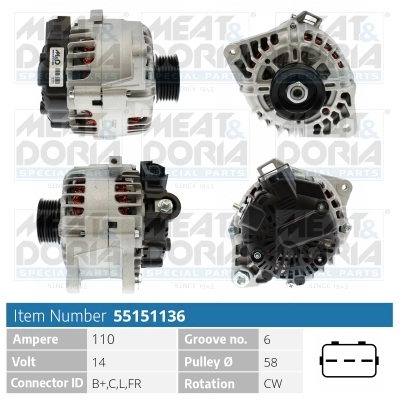 Alternator (55151136)