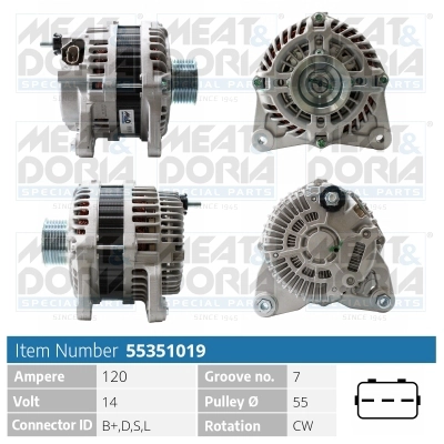 Alternator (55351019)