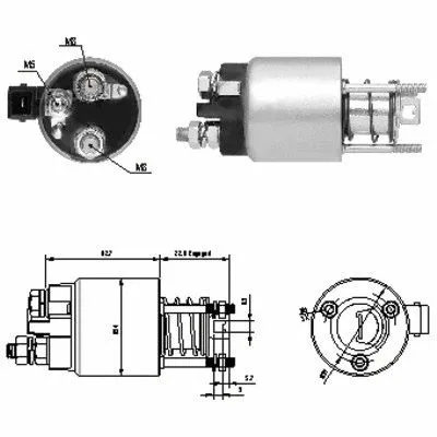 Solenoid Switch, starter (46136)