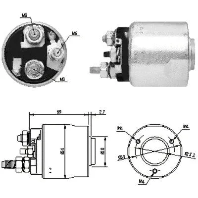 Solenoid Switch, starter (46063)