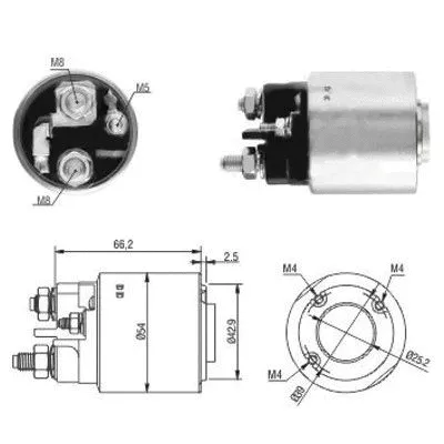 Solenoid Switch, starter (46131)