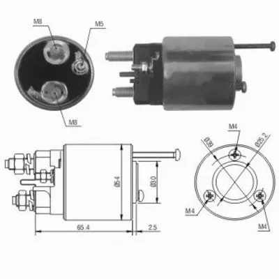 Solenoid Switch, starter (46012)