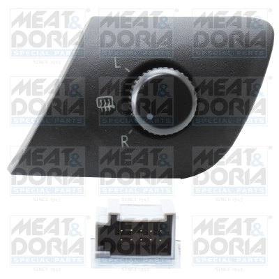 Switch, exterior rearview mirror adjustment (206154)