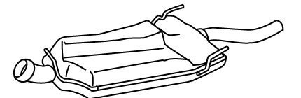 Rear Muffler (SBS-37)