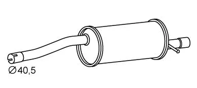 Rear Muffler (RS-601)