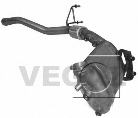 Soot/Particulate Filter, exhaust system (VK-811)