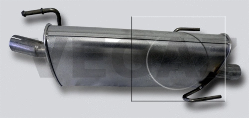 Rear Muffler (OS-620)