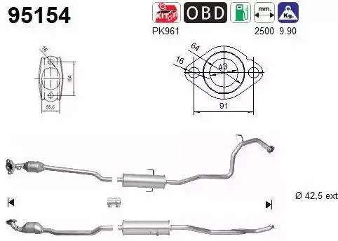 Catalytic Converter (TK-890)