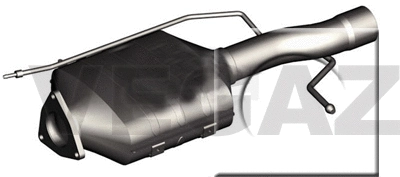 Soot/Particulate Filter, exhaust system (MOK-914)