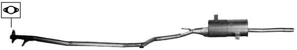 Rear Muffler (HUS-101)