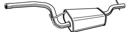 Centre Muffler (FS-566)