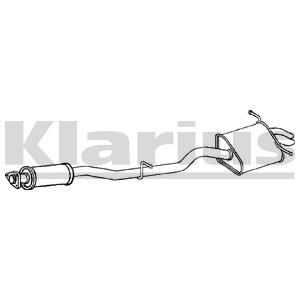Rear Muffler (MS-436)