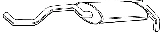 Rear Muffler (VS-277)