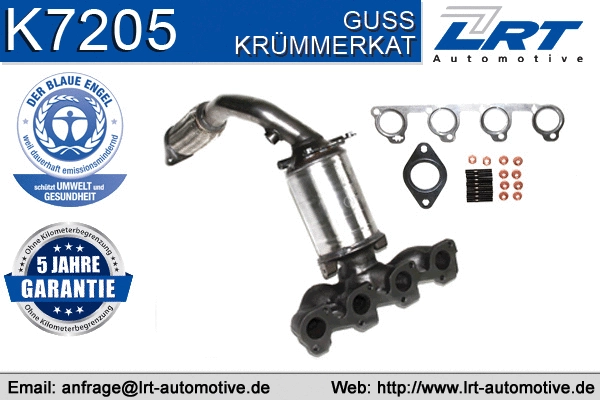 Manifold Catalytic Converter (FK-857BLAU)