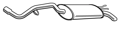 Rear Muffler (MOS-98)