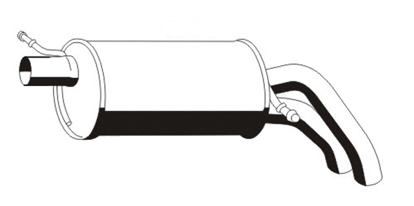 Rear Muffler (VS-290ERNS)