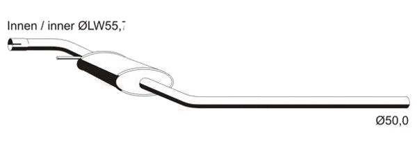 Centre Muffler (VS-341ERNS)