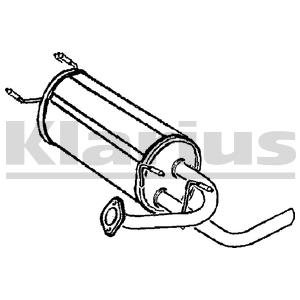 Rear Muffler (DS-213)